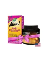 Hair, Skin & Nails Multivitamin - Алайв! Мултивитамини за коса, кожа и нокти, 60 софтгел капсули Nature’s Way