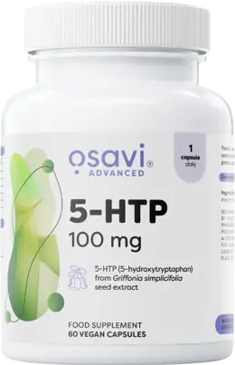 Osavi Advanced 5-HTP 100 mg В подкрепа на настроението и съня х 60 веган капсули