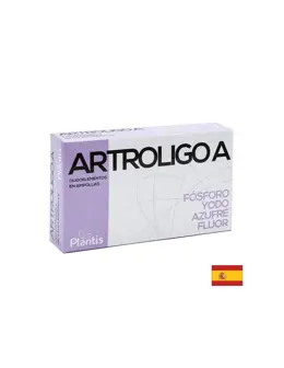 Artesania Artroligo A Oligoelementos (фосфор, йод, сяра, флуор) За здрави стави, 20 ампули за пиене