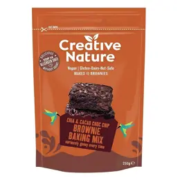 Безглутенов микс за брауни с чиа Creative Nature - 250 г