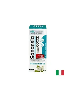 Sanavita Sanansia Seraben Gocce Билкова формула при нервно напрежение, 20 ml капки