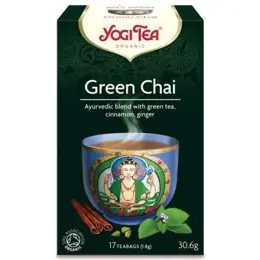 Био Аюрведичен Чай Зелен, Yogi Тea, 17 пакетчета