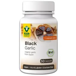 Био ЧЕРЕН ЧЕСЪН / BLACK GARLIC – Raab Vitalfood (50 капс)