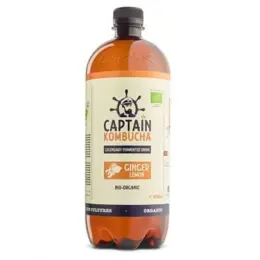 Био Комбуча с Джинджифил и Лимон, Captain Kombucha, 400 ml