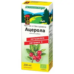Био Сок от Ацерола, Schoenenberger, 200 ml