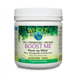 Boost Me™ Power-up Mixer™ Whole Earth & Sea®/ Формула с мака, ашваганда, смес от гъби х 175 g пудра/ 25 дози