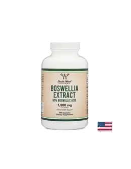 Double Wood Supplements Boswellia Extract / Босвелия (екстракт) 65% босвелиева киселина х 240 капсули