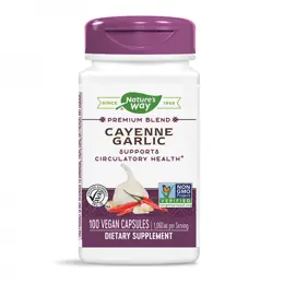 Cayenne Garlic/ Лют червен пипер с Чесън х 100 капсули