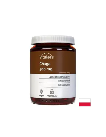 Чага – Имунитет и баланс на кръвната захар, 500 mg, 60 капсули