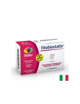 Fitobios Fitobiostatin® Червен ориз 199 mg + Артишок 300 mg – Контрол на холестерола и липиден баланс, 60 таблетки
