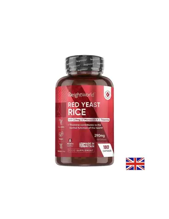 Червен ориз 290 mg + Коензим Q10 10 mg Холестерол и сърдечно здраве 180 капсули