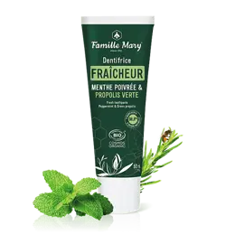 Dentifrice Fraicheur Menthe Poivree and Propolis Verte - Паста за зъби с мента и зелен прополис