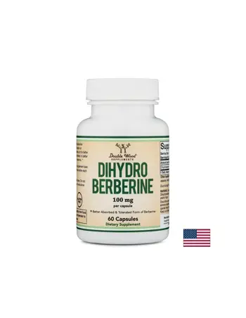 Double Wood Supplements Дихидроберберин – диабет и висок холестерол, 100 mg, 60 капсули