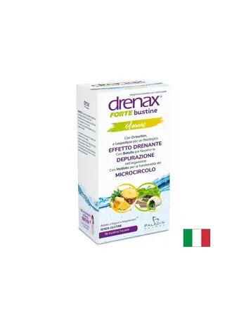 Drenax® Forte Bustine Ananas Диуретична формула срещу задържане на течности и целулит, 15 сашета