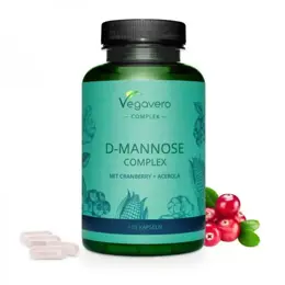 D-Mannose Complex mit Cranberry + Acerola - Д-маноза комплекс с червена боровинка и ацерола