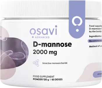 Osavi Advanced D-Mannose Powder 2000 mg За здраве на пикочните пътища 120 грама