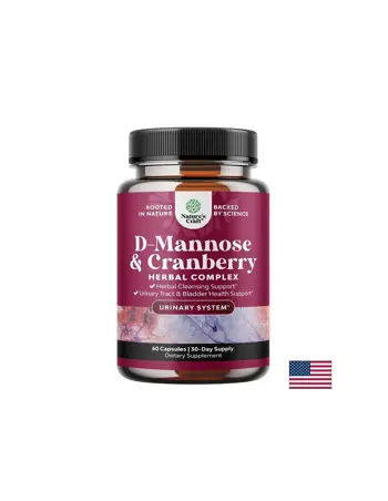 D-маноза 500 mg + Червена боровинка 100 mg – При цистит и инфекции на пикочните пътища