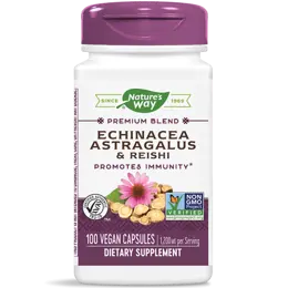 Echinacea Astragalus & Reishi/ Ехинацея, Астрагал & Рейши х 100 капсули