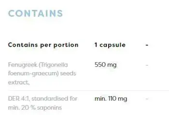 Osavi Nature Fenugreek 550 mg Екстракт от сминдух за хормонален баланс х 120 веган капсули