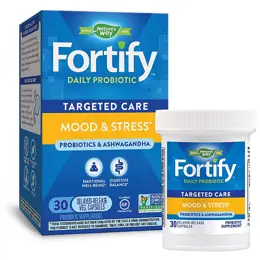 Fortify™ Daily Probiotic Mood and Stress - Фортифай пробиотик с ашваганда срещу стрес