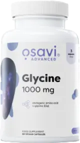 Osavi Advanced Glycine 1000 mg За нервна система, сън и колаген х 60 веган капсули