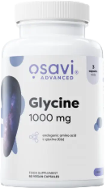 Osavi Advanced Glycine 1000 mg За нервна система, сън и колаген х 60 веган капсули