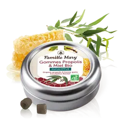 Gommes propolis bio miel & eucalyptus - Бонбони за смучене с прополис, био мед и евкалипт