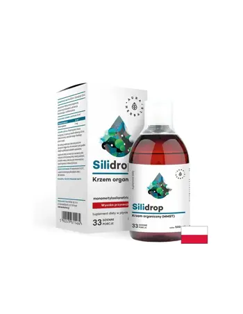 Грижа за косата, кожата и ноктите - Органичен Силиций - Silidrop, 5 mg х 500 ml