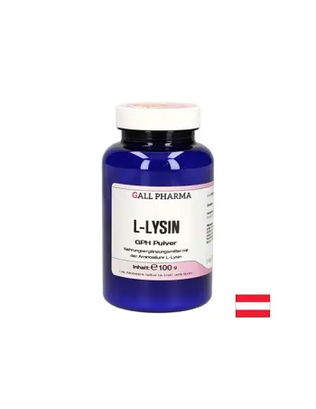 Херпес симплекс, имунно здраве - L-Лизин (L-Lysin), 100 g, прах