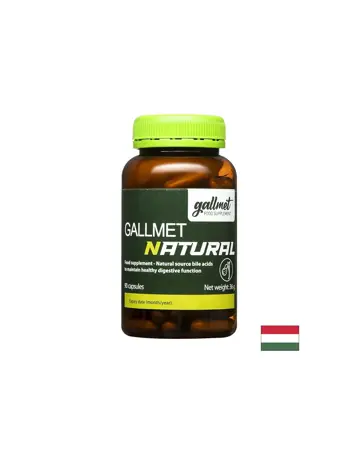 Gallmet Natural Волска жлъчка 125 mg за подкрепа на храносмилането и жлъчния мехур х 90 капсули