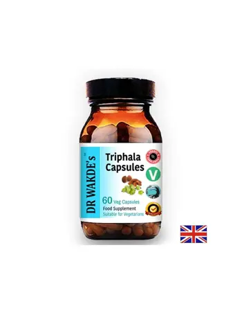 Dr. Wakde's Triphala Capsules В подкрепа на храносмилателната система х 60 V капсули