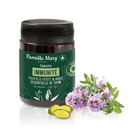 Immunité Propolis Verte & Huile essentielle de Thym - Зелен прополис + масло от мащерка и витамин D3