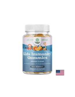 Nature's Craft Kids Immunity Gummies Имунна формула за деца (витамин С, цинк, ехинацея) Защита от настинки х 60 желирани таблетки