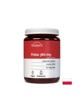 Калий – Срещу крампи, умора и високо кръвно, 380 mg, 60 капсули