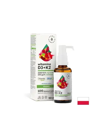 Кости и стави - Витамин D3 + K2 (веган формула)