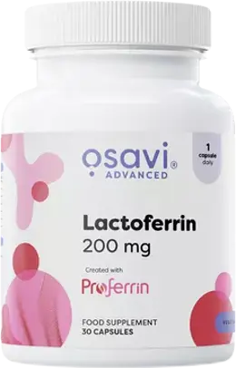 Osavi Lactoferrin 200 mg | Proferrin® За силен имунитет и оптимално усвояване на желязо х 30 капсули