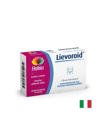 Fitobios Lievoroid - при разширени вени и венозна недостатъчност - Билков комплекс с див кестен и бодлив залист х 20 таблетки