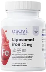 Osavi Advanced Liposomal Iron 20 mg as Iron Bisglycinate За енергия и имунитет х 60 капсули