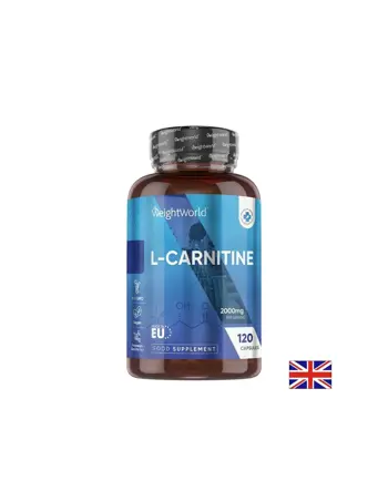 L-Карнитин 1000 mg – Енергия, метаболизъм и контрол на теглото, 120 капсули