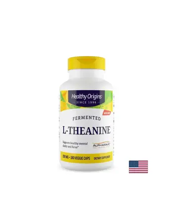 L-Теанин – Спокойствие и ментален фокус, 100 mg, 180 капсули