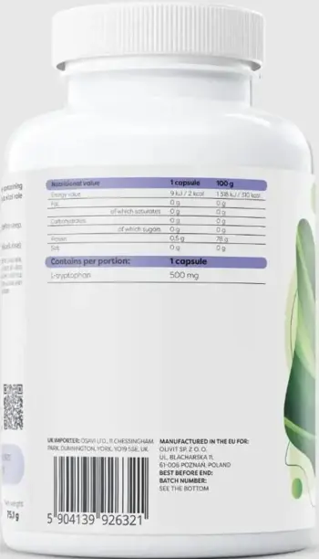 L-Tryptophan 500 mg