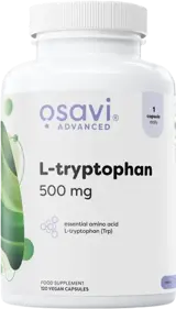 Osavi Advanced L-Tryptophan 500 mg За спокоен сън и добро настроение х 120 веган капсули
