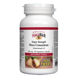MacaRich® Organic Maca Concentrate 4:1/ Мака 500 mg х 90 капсули