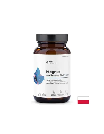 Магнезий 59 mg + Витамин B6 2.1 mg Спокойна нервна система и нормална мускулна функция 60 капсули