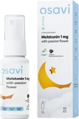 Osavi Melatonin 1 mg Oral Spray with Passiflora За спокоен сън и бързо заспиване
