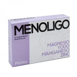 Menoligo Oligoelementos - Магнезий, йод, манган, цинк / При менопауза