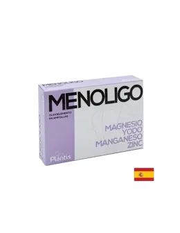 Artesania Agricola Menoligo Oligoelementos Магнезий, йод, манган, цинк При менопауза, 20 ампули за пиене