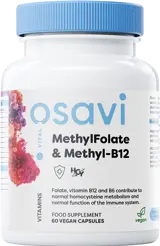 Osavi MethylFolate & Methyl-B12 with Quatrefolic® За метаболизъм на хомоцистеина и имунна система х 60 капсули