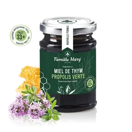 Miel de thym + propolis verte - Пчелен мед от дива мащерка + зелен прополис (PAOT® 33+)