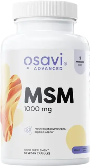 Osavi MSM 1000 mg Подкрепа за стави, кожа и коса х 60 капсули